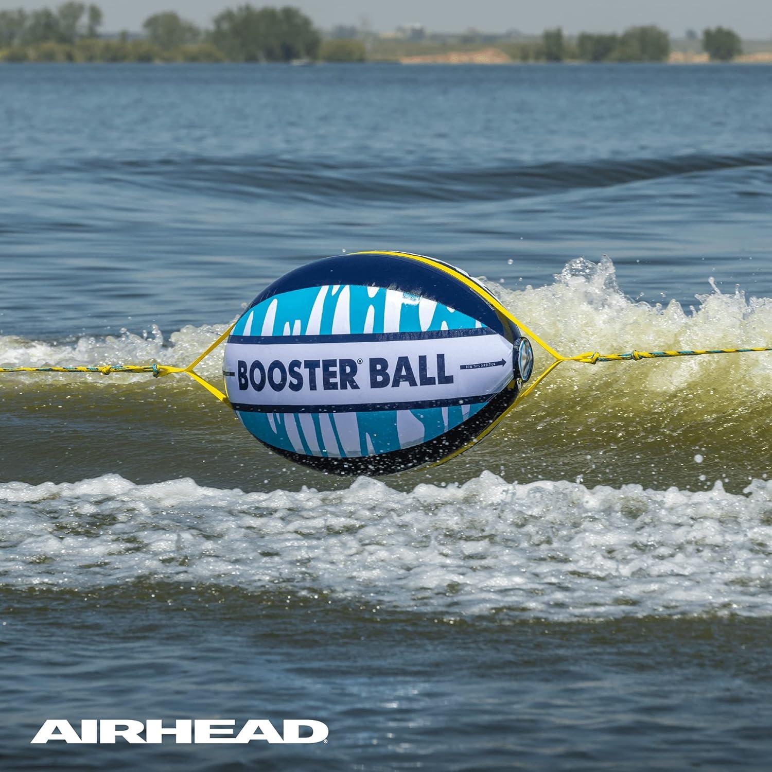image:imageAirhead Booster Ball Towable Tube Rope Performance Ball Works for Boating WaterSkiing Wakeboarding and More Boating and Water SportsBooster Ball