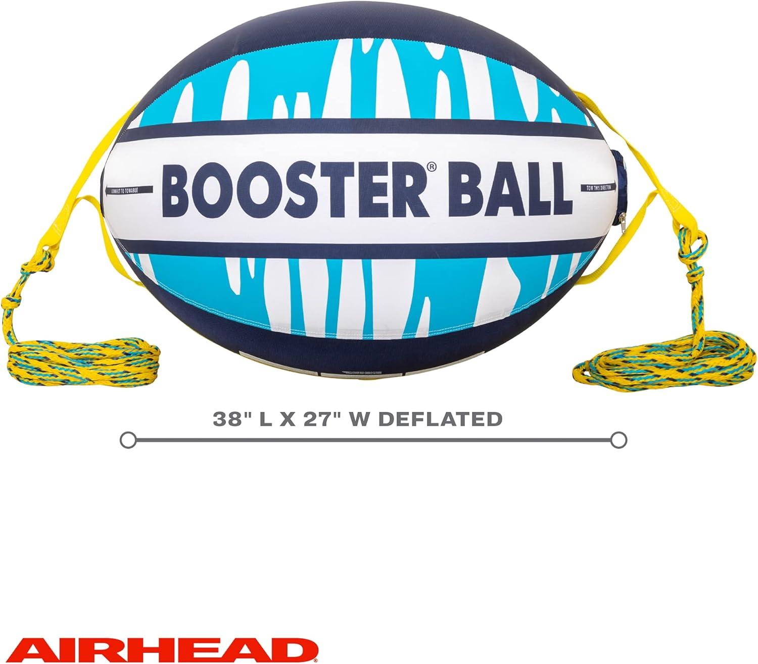 image:imageAirhead Booster Ball Towable Tube Rope Performance Ball Works for Boating WaterSkiing Wakeboarding and More Boating and Water SportsBooster Ball