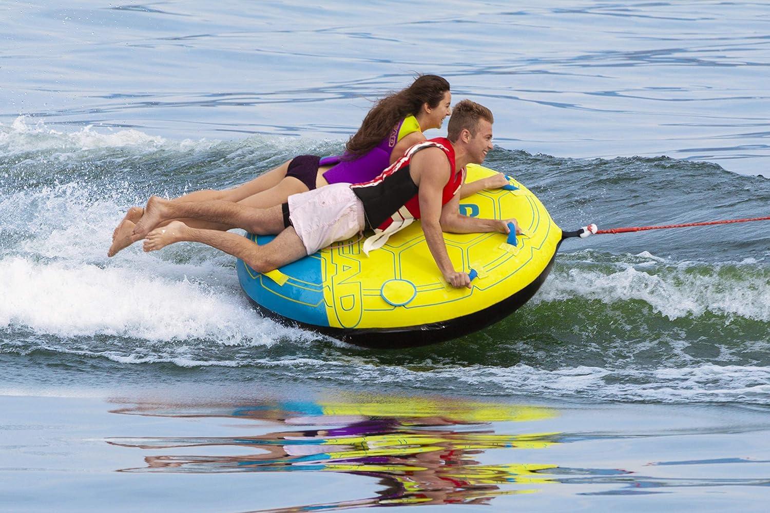 image:imageAirhead Comfort Shell Towable Tube for Boating 14 Riders Multiple Sizes12 Rider