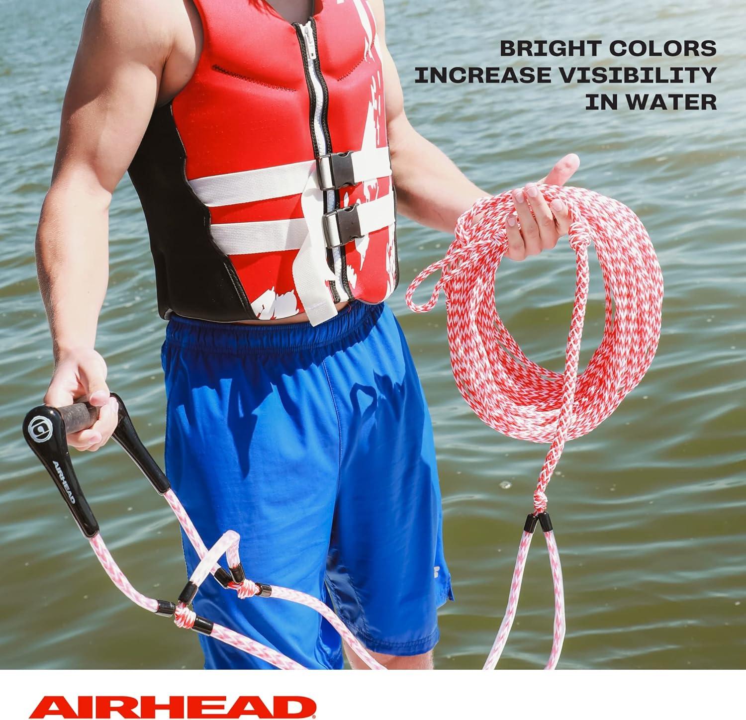 image:imageAirhead Ez Up Slalom Training Rope Water Ski Rope for Learning 1 Section 75Feet