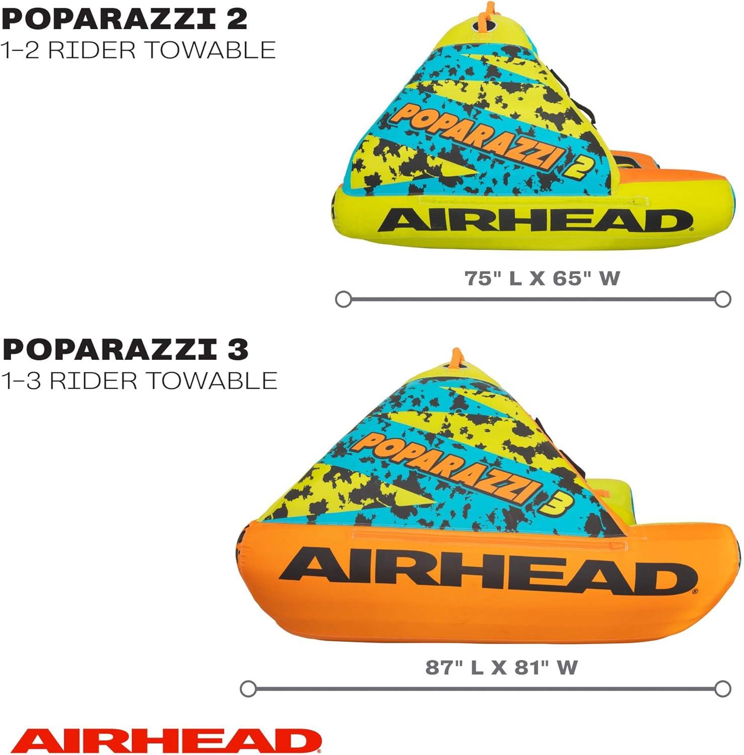 image:imageAirhead Poparazzi 13 Rider Towable Tube for Boating Multiple Size Options Available12 Rider