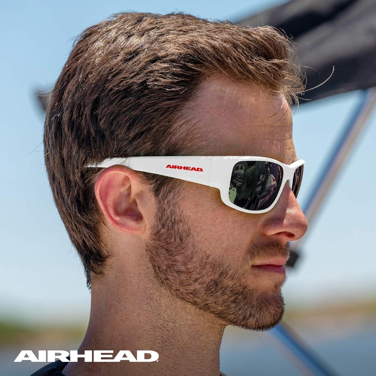 image:imageAirhead Sport Floating Sunglasses Lightweight Sport Frame with Polarized AntiReflective UV Ray Blocking LensesBlack