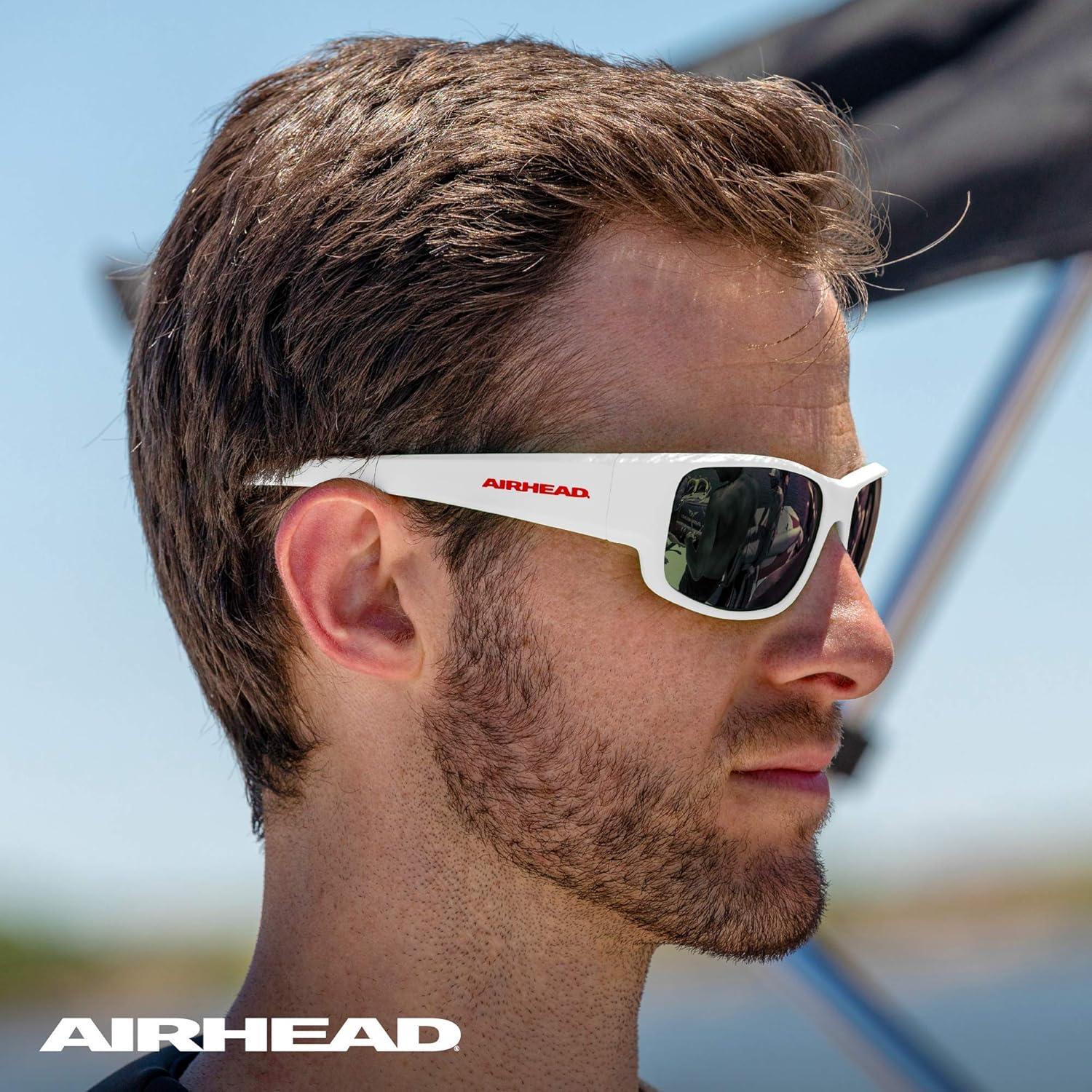 image:imageAirhead Sport Floating Sunglasses Lightweight Sport Frame with Polarized AntiReflective UV Ray Blocking LensesRed
