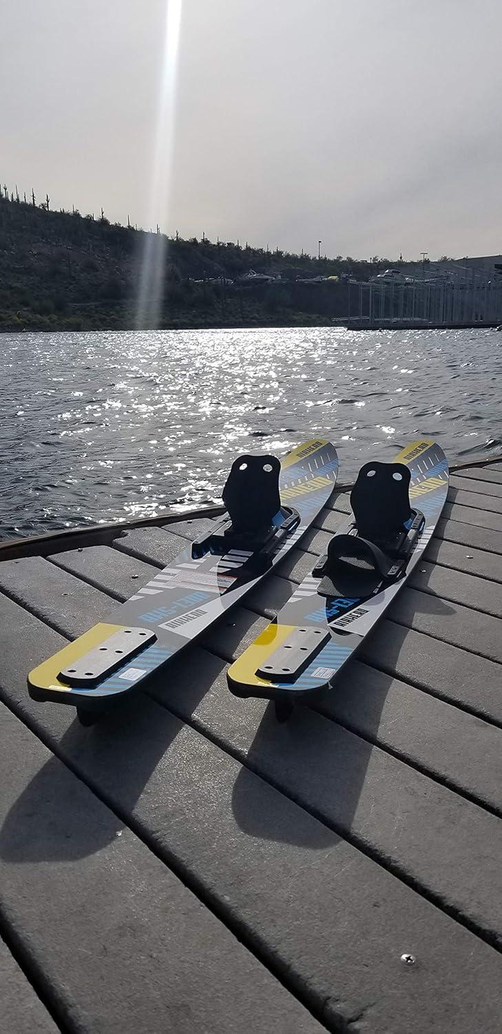 image:imageAirhead Trainer Water Skis for Kids and Adults Multiple SizesStyles Stability amp Control Ultimate Training System for Various Skill LevelsCombo Skis 67