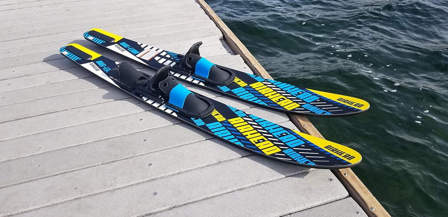 image:imageAirhead Trainer Water Skis for Kids and Adults Multiple SizesStyles Stability amp Control Ultimate Training System for Various Skill LevelsCombo Skis 67