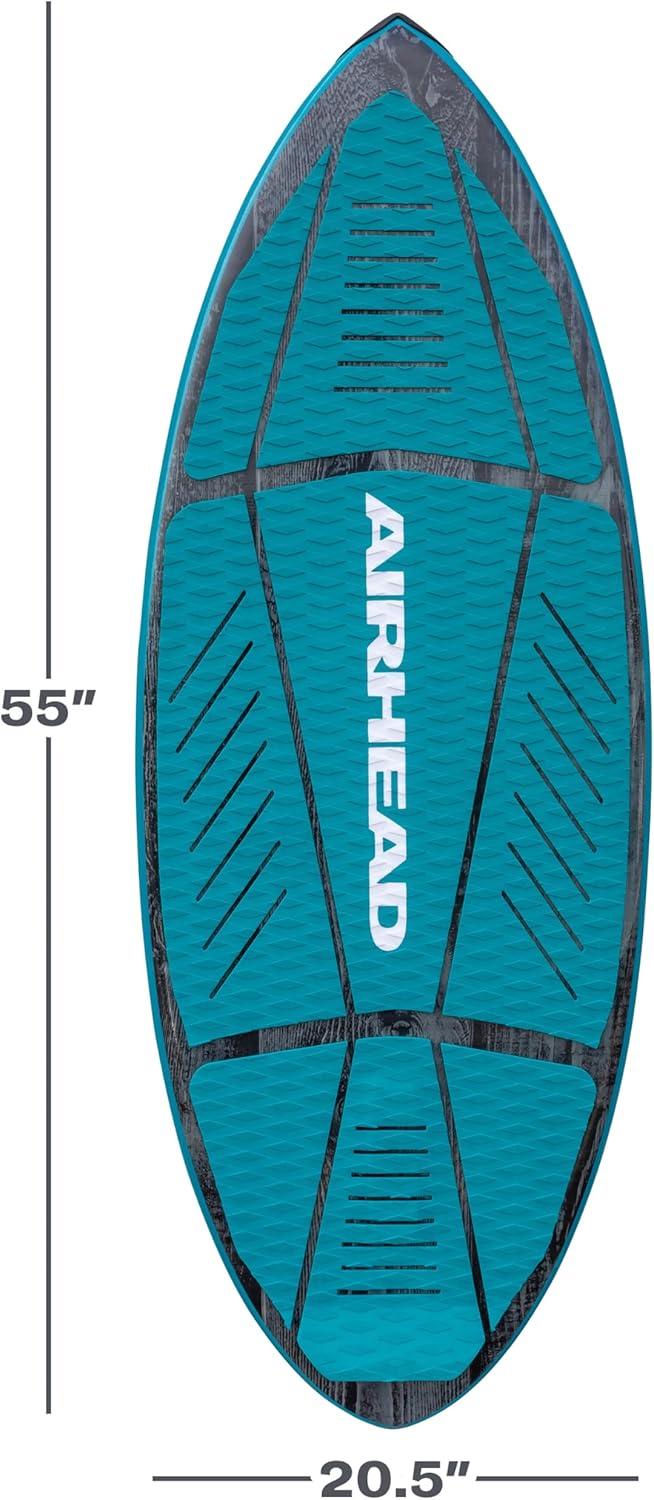 image:imageAirhead Wakesurf Boards EVA Traction Pads Adjustable Foot Straps Great for All Skill Levels Multiple SizesStylesCurrent Classic 55