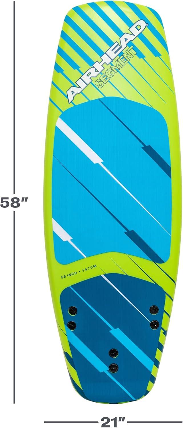 image:imageAirhead Wakesurf Boards EVA Traction Pads Adjustable Foot Straps Great for All Skill Levels Multiple SizesStylesSegment Stripes 58