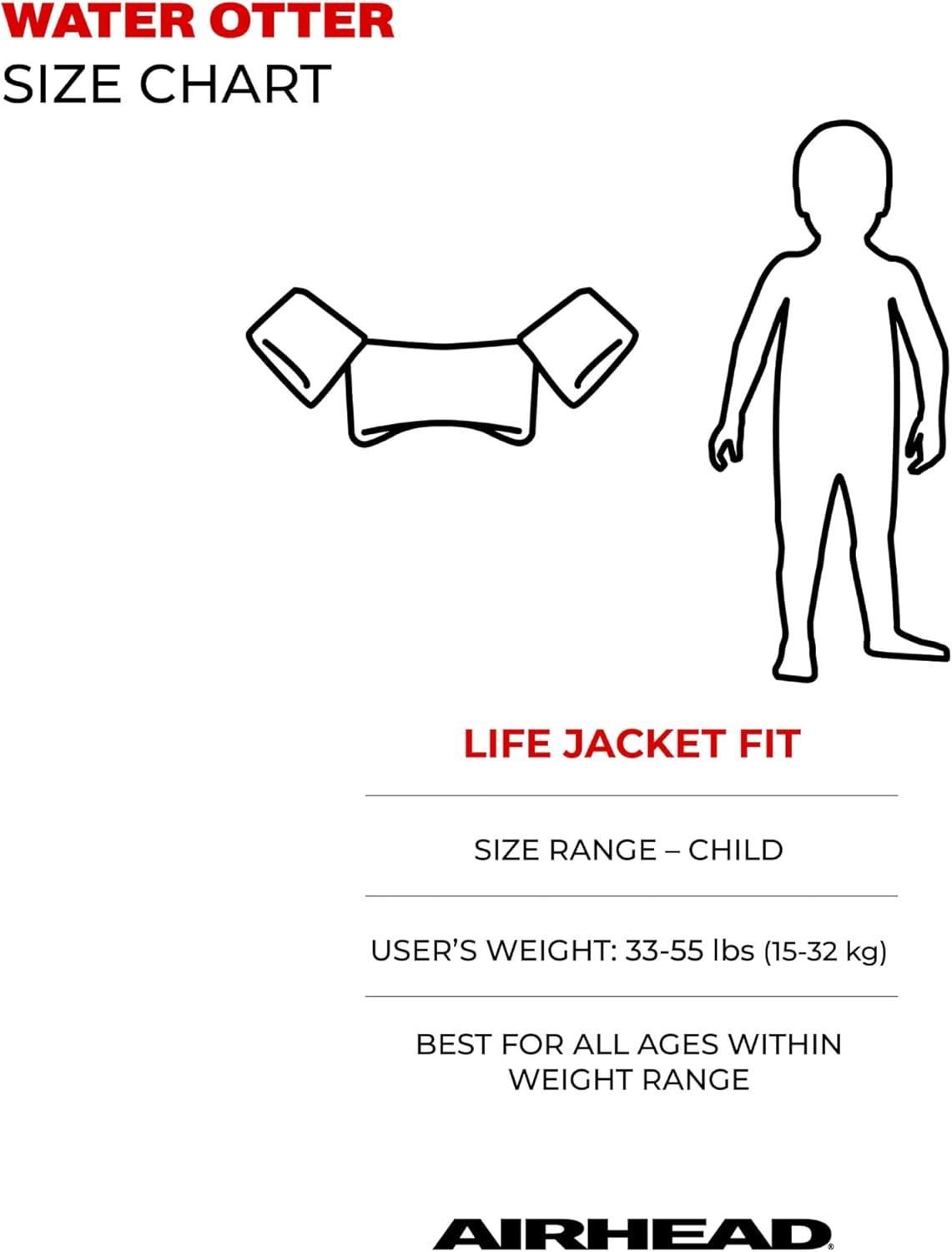 image:imageAirhead Water Otter Premium Life Jacket Flotation Devices for Kids Multiple Colors AvailableBeach Princess
