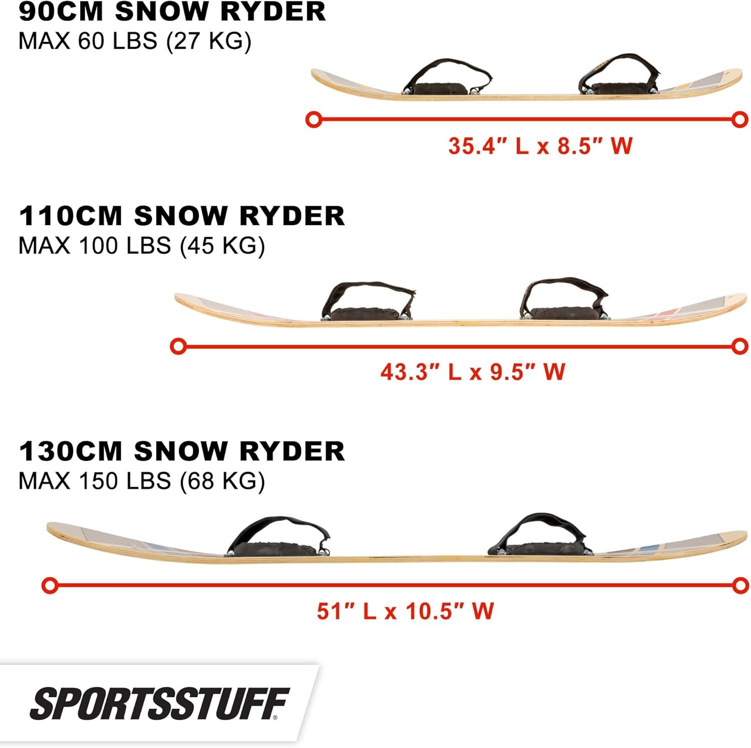 image:imageSportsStuff Snow Ryder Hardwood Snowboard Beginners Wood Snowboard Multiple SizesColorsSnow Ryder 130cm
