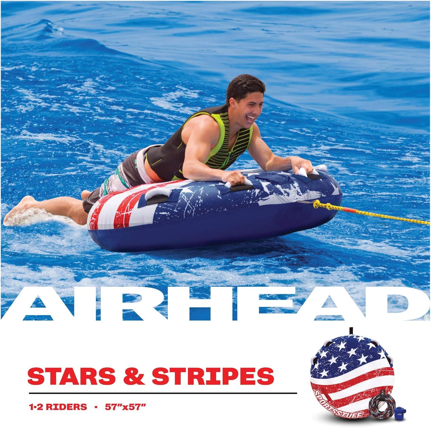 image:imageSportsstuff Stars amp Stripes Towable Tube for Boating with 14 Rider OptionsTowable Tube