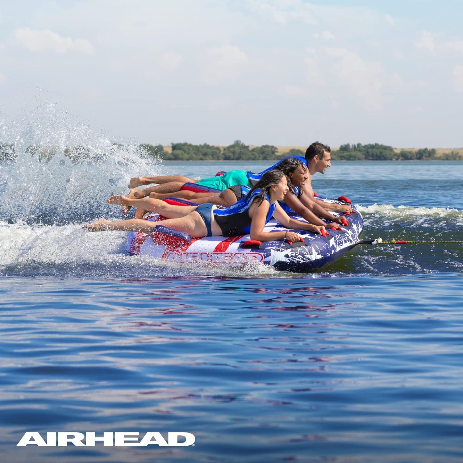 image:imageSportsstuff Stars amp Stripes Towable Tube for Boating with 14 Rider OptionsTowable Tube