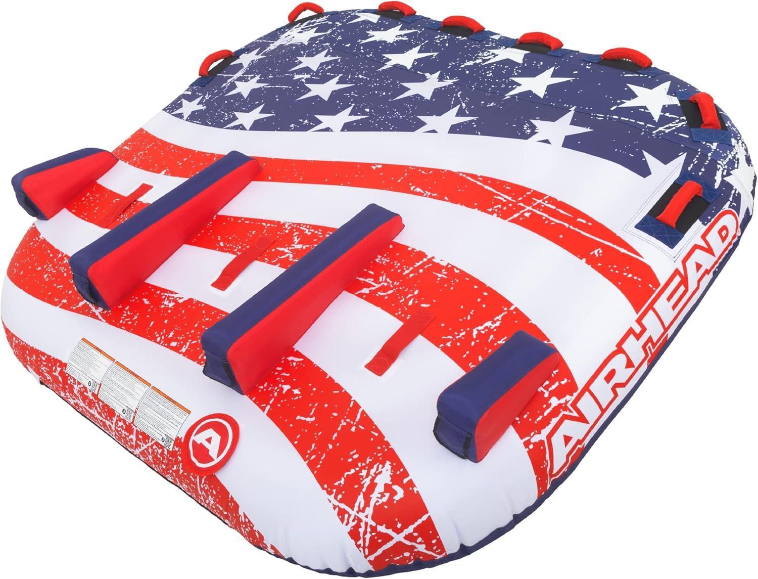 image:imageSportsstuff Stars amp Stripes Towable Tube for Boating with 14 Rider OptionsTowable Tube