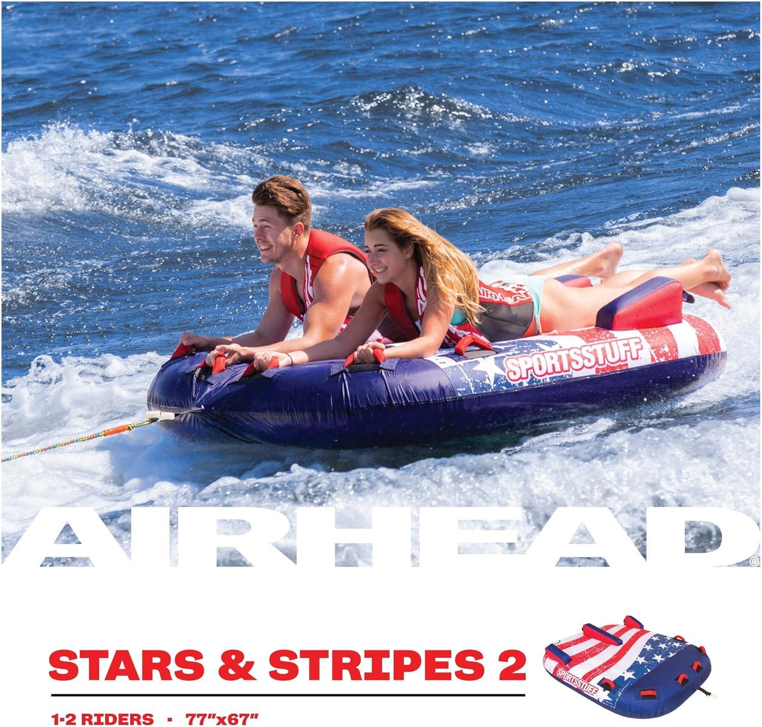 image:imageSportsstuff Stars amp Stripes Towable Tube for Boating with 14 Rider OptionsTowable Tube