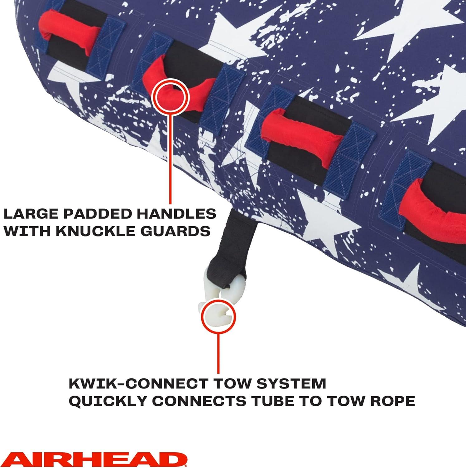 image:imageSportsstuff Stars amp Stripes Towable Tube for Boating with 14 Rider OptionsTowable Tube