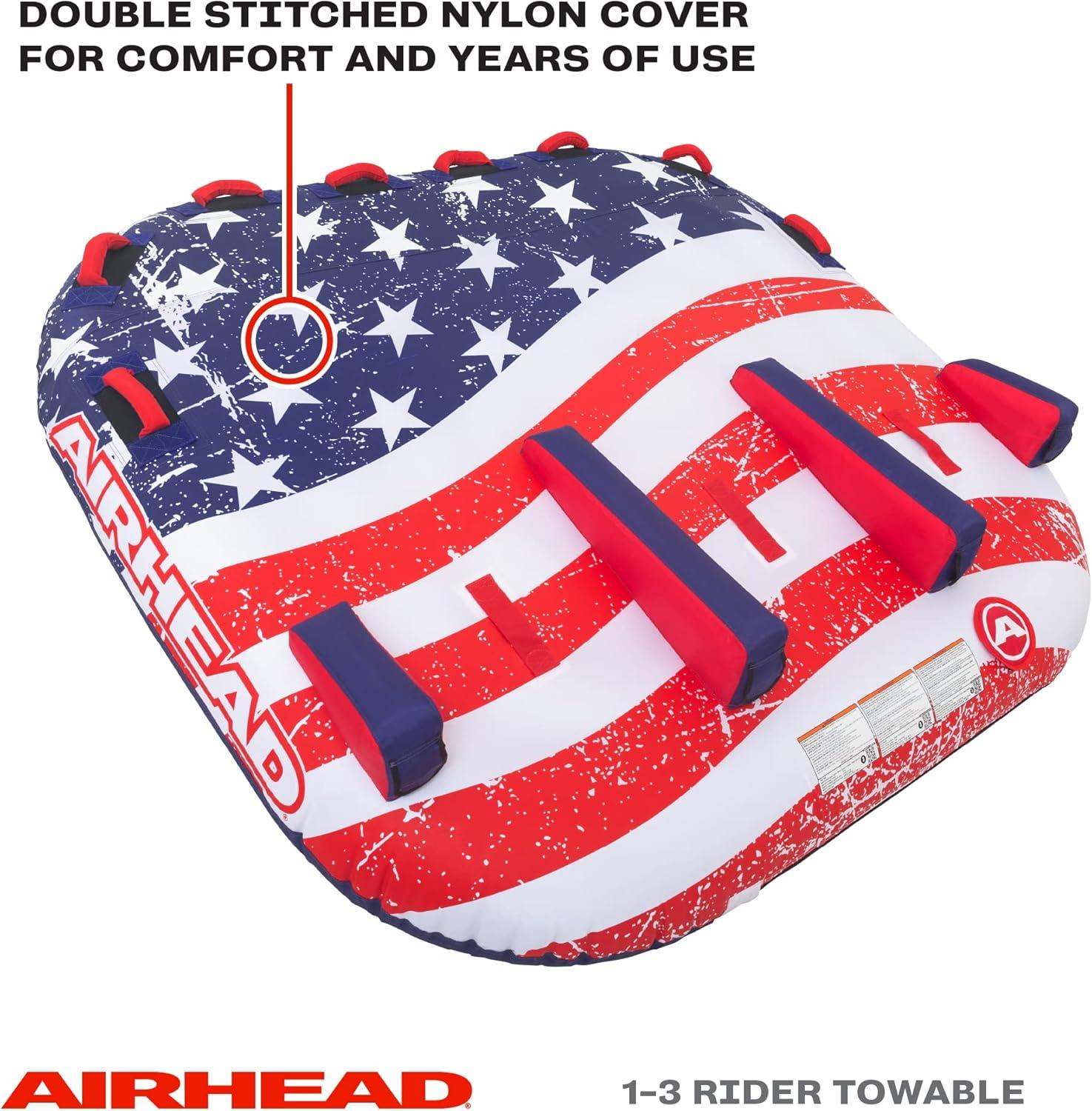 image:imageSportsstuff Stars amp Stripes Towable Tube for Boating with 14 Rider OptionsTowable Tube