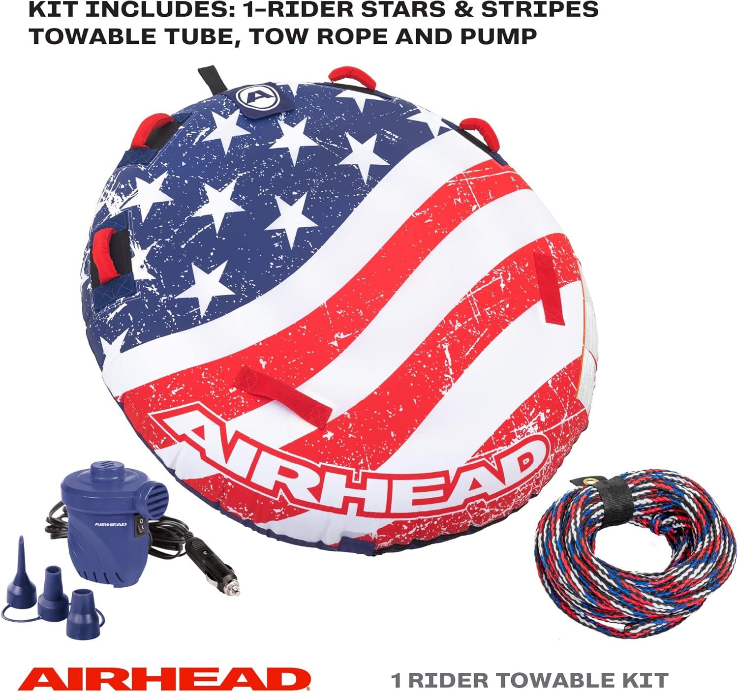 image:imageSportsstuff Stars amp Stripes Towable Tube for Boating with 14 Rider OptionsTowable Tube