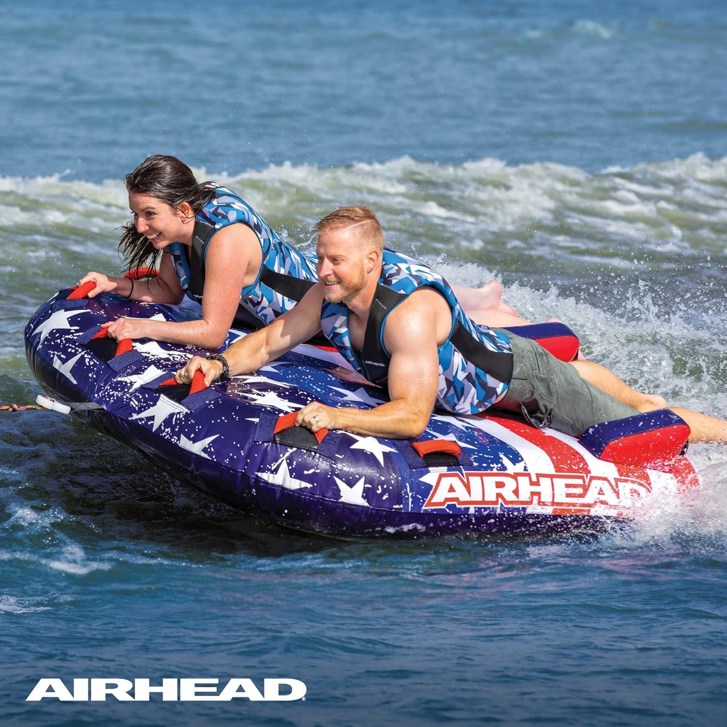 image:imageSportsstuff Stars amp Stripes Towable Tube for Boating with 14 Rider OptionsTube