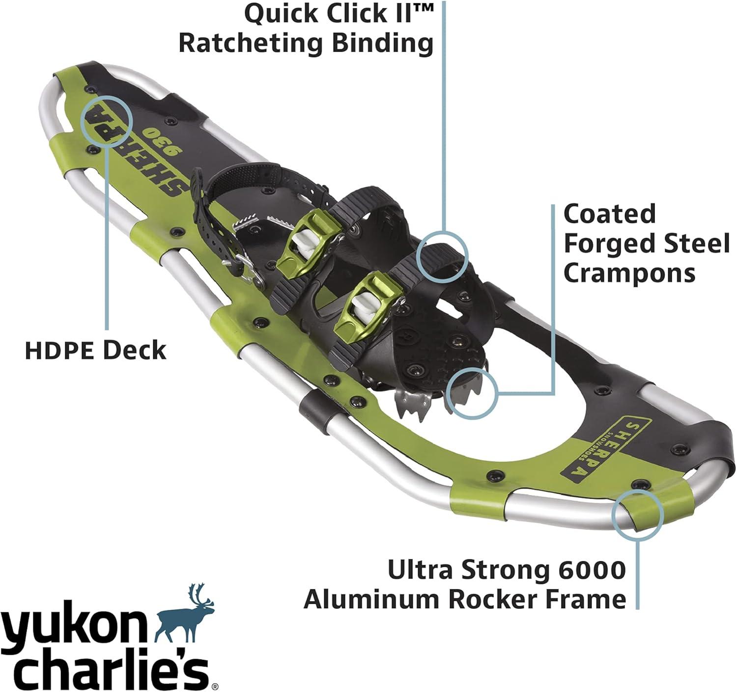 image:imageYukon Charlies Sherpa Snowshoe Snowshoes for Men amp Women Snowshoeing Kits for All Skill Levels Multiple Sizes amp ModelsKit