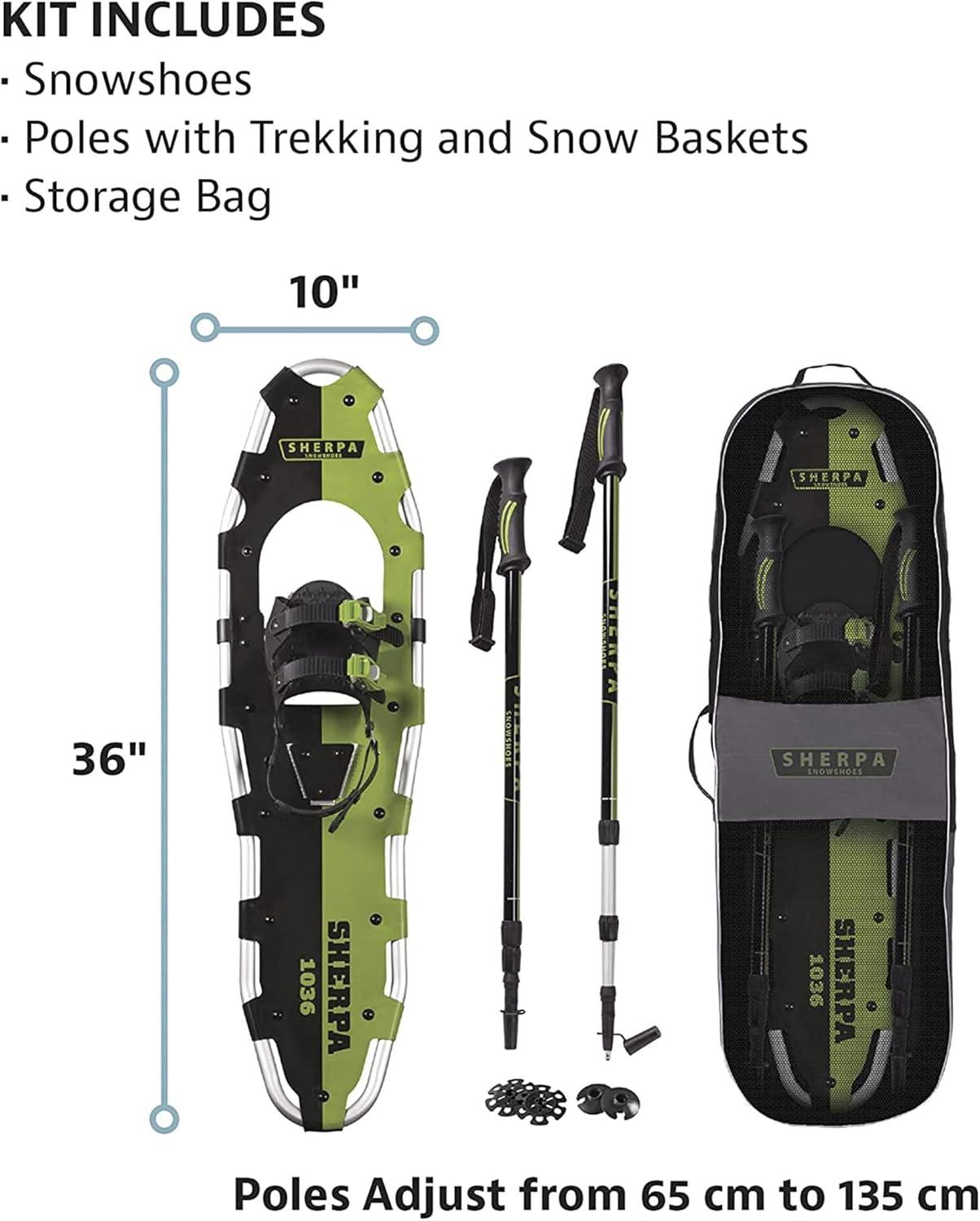 image:imageYukon Charlies Sherpa Snowshoe Snowshoes for Men amp Women Snowshoeing Kits for All Skill Levels Multiple Sizes amp ModelsKit