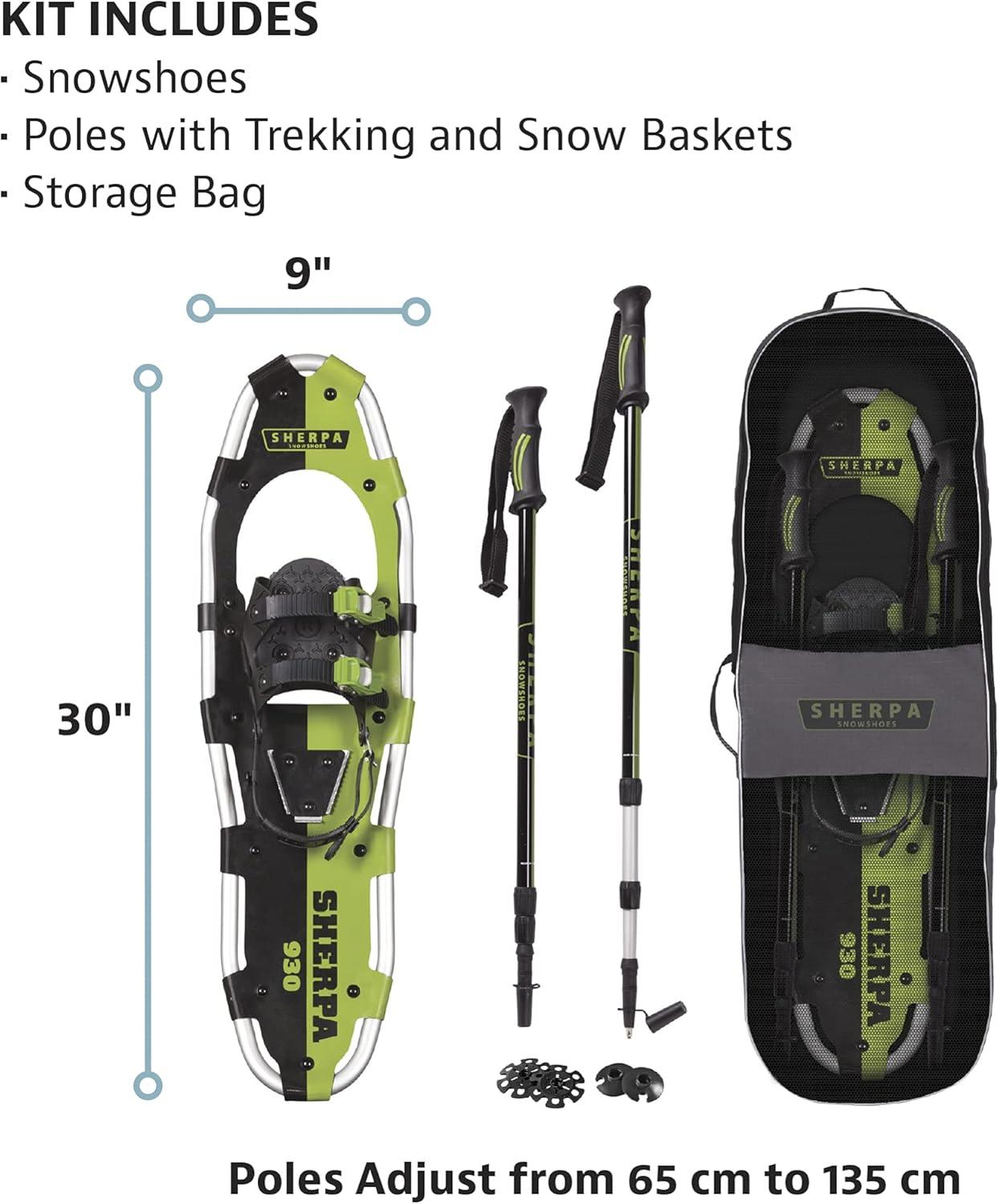 image:imageYukon Charlies Sherpa Snowshoe Snowshoes for Men amp Women Snowshoeing Kits for All Skill Levels Multiple Sizes amp ModelsKit