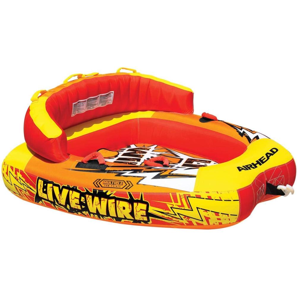 image:imageAIRHEAD LIVE WIRE 12 Rider Towable Tube for Boating with Dual Tow Points