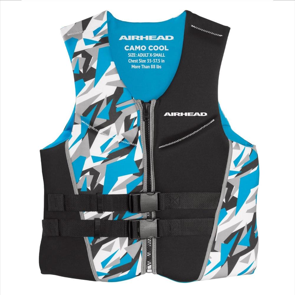image:imageAIRHEAD Mens Camo Cool Neolite KwikDry Life Jacket Coast Guard ApprovedXSmall