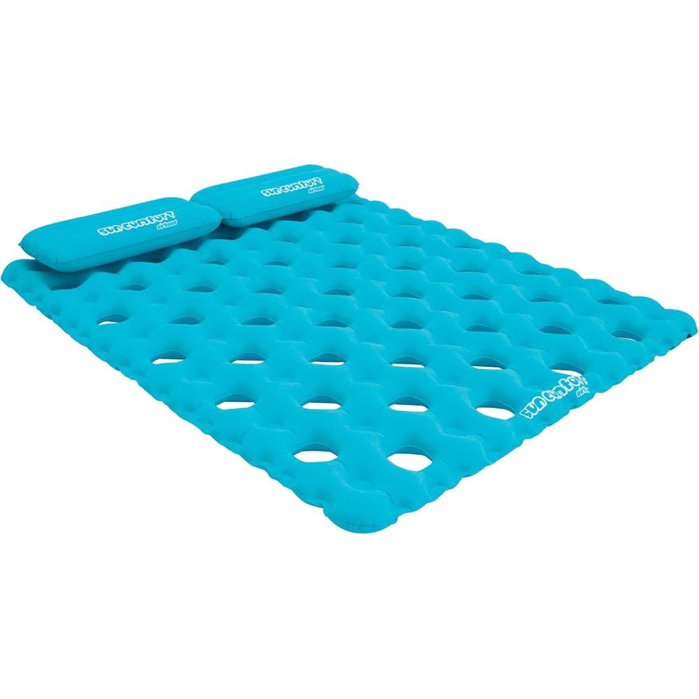 image:imageAirhead SUN COMFORT COOL SUEDE Double Pool Mattress Sapphire AHSC018Double Pool Mattress Sapphire