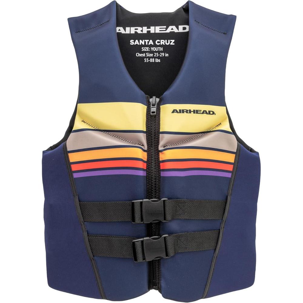 image:imageAirhead Santa Cruz Life Vest Multiple Sizes Swim Vests for Adults Children amp Youth Kwik Dry Neolite Fabric USCG ApprovedYouth