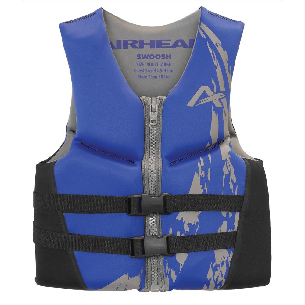 image:imageAirhead Swoosh KwikDry Neolite Life Jacket US Coast Goard Approved Type III Life Jacket Adult and Youth SizesBlue