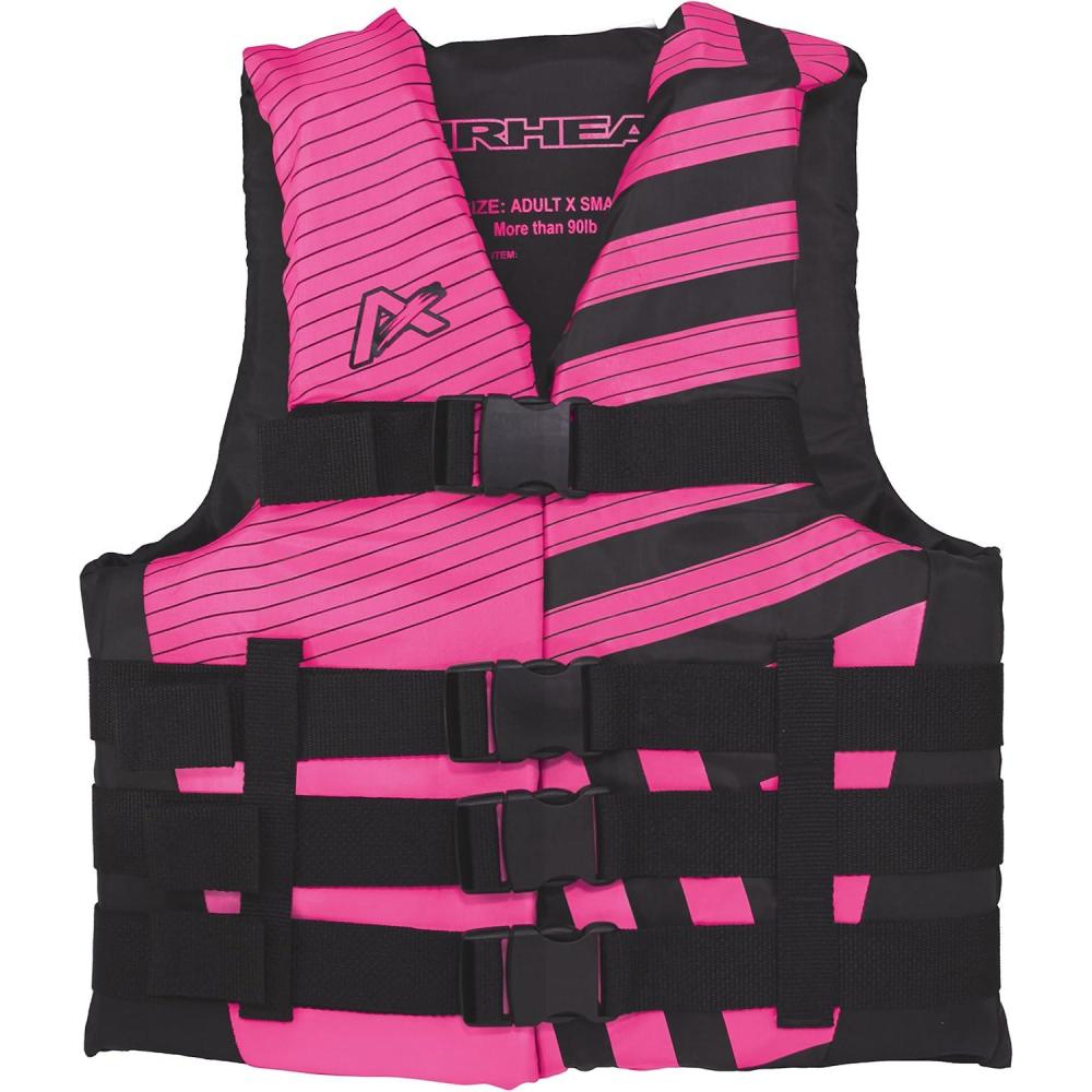 image:imageAirhead Trend Life Jacket Coast Guard Approved Mens Womens and Youth SizesPink