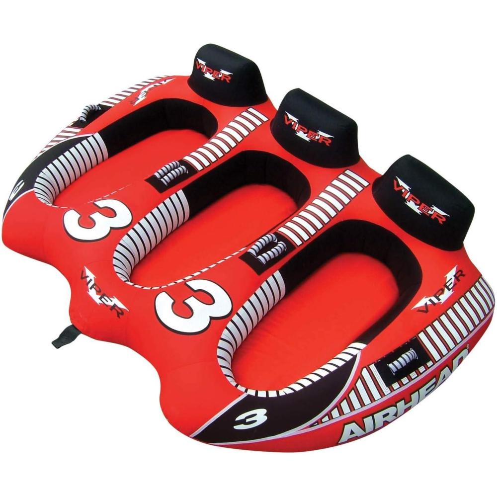 image:imageAirhead Viper Towable 13 Rider Models Tube for Boating and Water Sports Heavy Duty Full Nylon Cover3 Rider