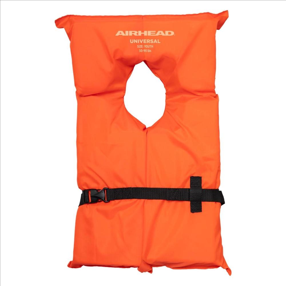 image:imageAirhead Youth Type II Keyhole Life Jacket Coast Guard Approved Orange