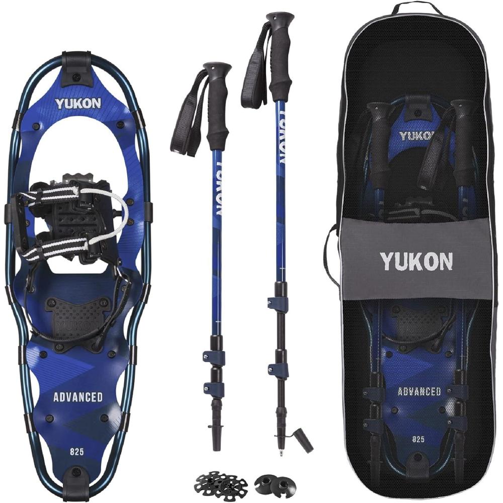 image:imageYukon Charlies Advanced Snowshoe Kit Includes Snowshoes Trekking Poles and Travel Bag8x25
