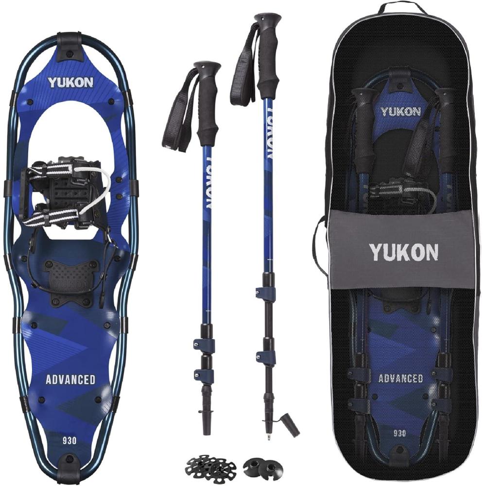 image:imageYukon Charlies Advanced Snowshoe Kit Includes Snowshoes Trekking Poles and Travel Bag9x30