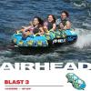 AIRHEAD Blast Towable Tube for Boating with 1-4 Rider Options(1-3 Rider)