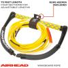 AIRHEAD Dyneema Flat Line Wakeboard Rope, 4 Sections, 70-Feet, Multiple Colors Available(Yellow)