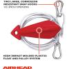 AIRHEAD Tow Demon Harness with Steel Cable for 1 Rider Towable Tubes, Water Skis, Wakeboards and Kneeboards, Multiple(One Size (Pack of 1))