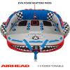 Airhead Chariot Warbird, 1-3 Rider Towable Tube for Boating, Multiple Size Options Available(1-3 Rider)