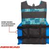 Airhead Element Life Jacket | Open Sided PFD | Sizes for Child, Youth and Adult Available(Super Large)