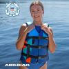 Airhead GEO General Boating Life Vest Multiple Sizes – Swim Vests for Adults, Children & Youth – Durable Polyester & PE Foam – USCG Approved(Child)