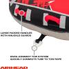 Airhead G-Force Inflatable Towable Tube | 2-4 Rider Models | Dual Tow Points | Full Nylon Cover | Kwik-Connect | Patented Speed Valve | Boat Tubes and Towables(G-Force 3 Rider)