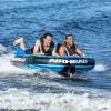 Airhead G-Force Inflatable Towable Tube | 2-4 Rider Models | Dual Tow Points | Full Nylon Cover | Kwik-Connect | Patented Speed Valve | Boat Tubes and Towables(Deep V 2 Rider)