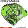 Airhead G-Force Inflatable Towable Tube | 2-4 Rider Models | Dual Tow Points | Full Nylon Cover | Kwik-Connect | Patented Speed Valve | Boat Tubes and Towables(G-Force 4 Rider)