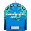 Airhead G-Force Inflatable Towable Tube | 2-4 Rider Models | Dual Tow Points | Full Nylon Cover | Kwik-Connect | Patented Speed Valve | Boat Tubes and Towables(Deep V 2 Rider)
