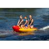 Airhead Hot Dog Towable | Multiple Models, Tube for Boating and Water Sports, Neoprene Seat Pads, Double-Stitched Full Nylon Cover, and Boston Valve for Convenient Inflating & Deflating(Hot Dog)