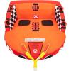 Airhead Mable Inflatable Towable Tube, 1-4 Rider Models, Dual Tow Points, Full Nylon Cover, EVA Foam Pads, Patented Speed Valve, Boat Tubes and Towables(2 Rider Orange)