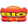 Airhead Mable Inflatable Towable Tube, 1-4 Rider Models, Dual Tow Points, Full Nylon Cover, EVA Foam Pads, Patented Speed Valve, Boat Tubes and Towables(2 Rider Orange)