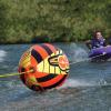 Airhead ORB Buzz Double Towable Tube Ball for Rope Lift to Reduce Water Spry, 60 ft with 4,100 lb Break Strength(Standard Ball)