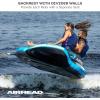 Airhead Ripple Effect 2-3 Rider Towable Tube for Boating and Water Sports – Kwik-Connect Tow System, Full Nylon Cover, Bolster Fins, Patented Speed Valve(2-Rider)