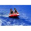 Airhead Riptide 2 Towable 1-2 Rider Tube for Boating and Water Sports, Kwik-Connect Tow and Two Patented Speed Safety Valves for Easy Inflation and Deflation